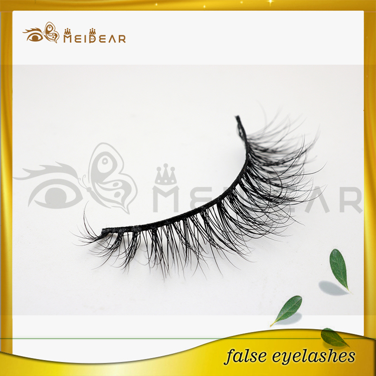 Hot sale handmade semi permanent mink lashes 